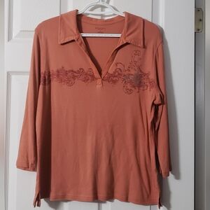 Ladies Sonoma Life + Style 3/4 Length Sleeve Shirt